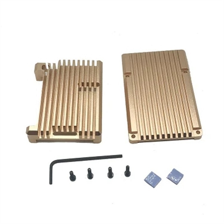 Корпус комплекта Raspberry Pi 4 с вентилятором, охлаждающим вентилятором и радиатором