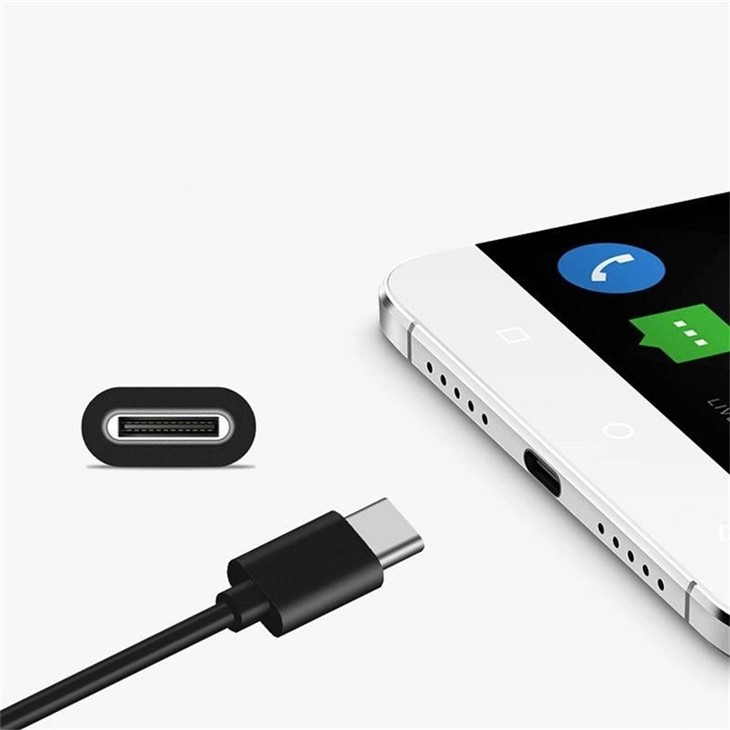 Injection molded Type-C phone data cable suitable for Huawei phone Type-C interface 2A fast charging USB data cable(001)